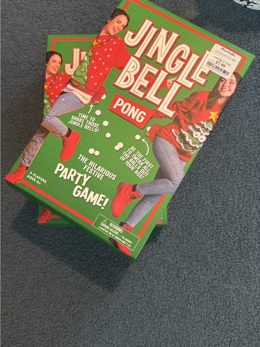 Jingle Bell Pong Party Game